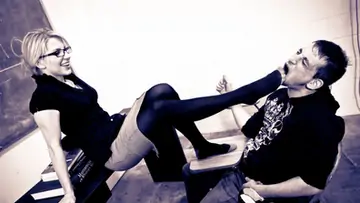 Ashley fires and tom dong and dynamite in detention video