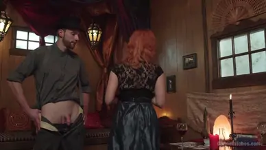 Maitresse madeline marlowe and jimmy bullet in divine bitches halloween special femdom freakshow
