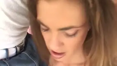 Horny pornstar in best blowjob big tits adult scene