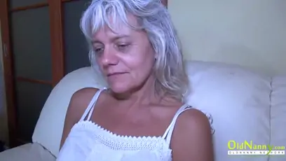 Oldnanny two mature lesbians and toy