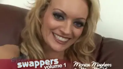 Hottest pornstars mya nichole and monica mayhem in crazy big tits lingerie xxx clip