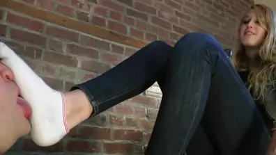 Lick my socks and eat it