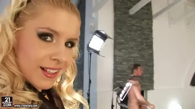 Group interracial sex with busty american pornstar debbie white