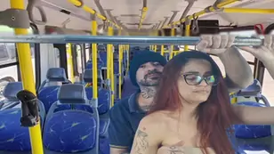 Student 18 was fucked from behind inside the bus by a stranger