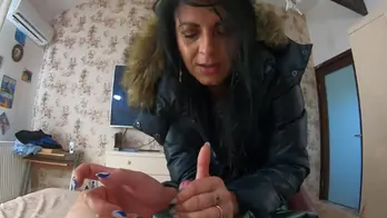 Preview milfycalla deep blow job while wearing fur hooded puffer jackets 202