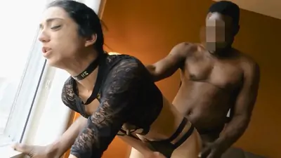 Husband films hot wife fuck bbc bull in hotel room