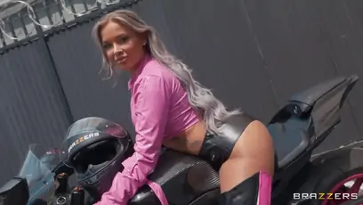 Leather chains n pussy juice