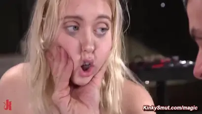Chloe cherry and tommy pistol in bound babe connected to electricity then rough fucked