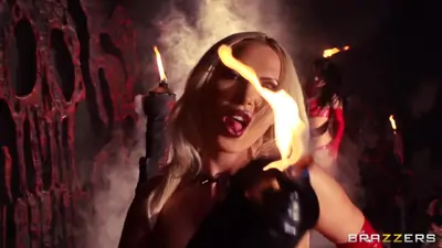 Horny hosts of hell with johnny sins alektra blue nikki benz brazzers
