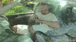 The driving test with sara luvv keiran lee brazzers