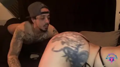 Beautiful milf sucking huge cock and getting her big ass worshipped pawg interracial rimming