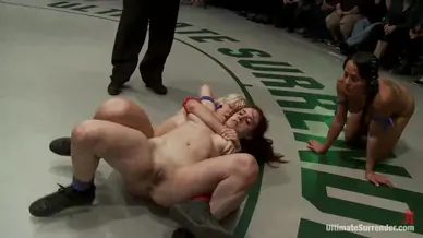 Brutal non scripted tag team wrestling rd2 of last month amazing match in front of a live crowd kink