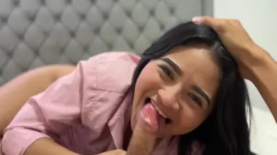 Naughty stepsister loves cock and i cum in her mouth