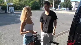 Creampied super cheap slut ride cock and kicked out to the night 7 min
