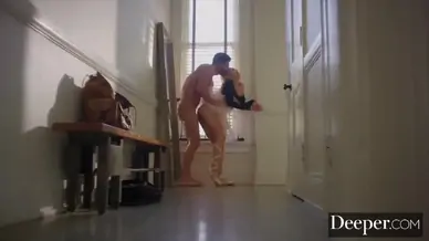Sky pierce whiny ballerina facefucked by madlad