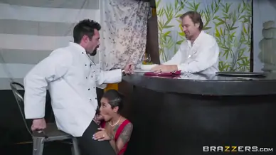 Tasting the chef with charles dera honey gold brazzers