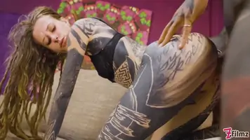 Inked punk girl unbelievable adult