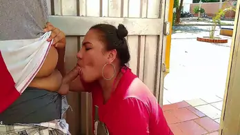 Fucking outdoors in front of the public street with my stepbrother i am a horny and exhibitionist