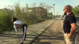 Lullus outdoor sports activity ends up with hand and blowjob