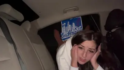 A quickie in the backseat