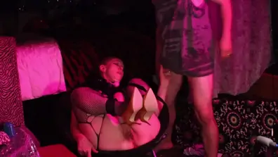 Six6syxx with rope spanks and a hotwife slut
