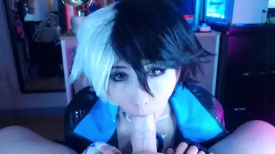 Verified amateurs and luna snow in pervy roommate wanted to see my cosplay so i dominated him
