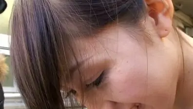 Amateur down blouse video of an asian babe with big juicy tits