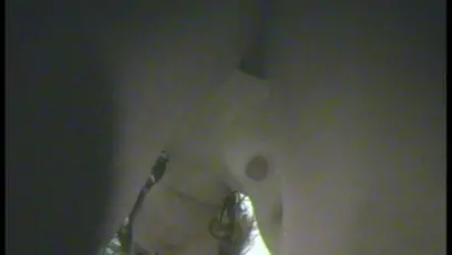 Seductive full back panty view from amateur in dressing room