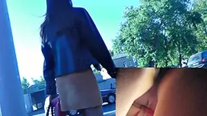 Excellent a hole upskirt footage