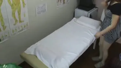 The strong massage orgasm of amateur on cam