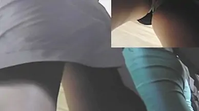 Most good dilettante bawdy cleft in dark belt upskirt