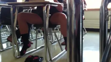 Teen 18 legs spread