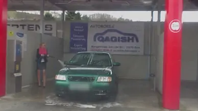 Sexy women waching car