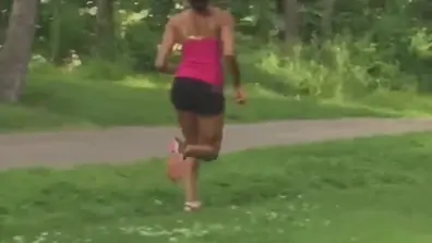 Chick running
