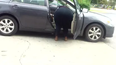 Donkey booty bent over
