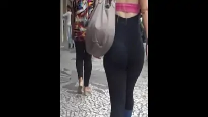 Vpl on tight teen 18 ass