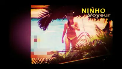 Hot neighbor swimming