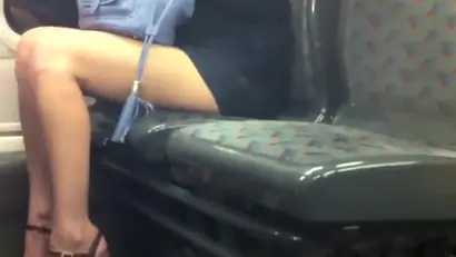 Smoking hot babe from the subway
