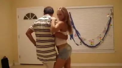 Flawless lambada girl s dancing ass