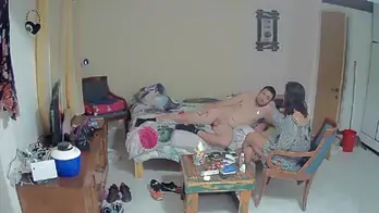 Slim raven haired girl lets her boyfriend nail her hard
