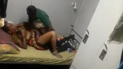 Maid licked and fucked by crazy guy
