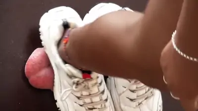 Awesome cock trampling