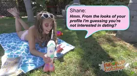 Curly cutie shane blair is on da top of da cock world till cum