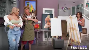 Nicole aria you paint i fuck