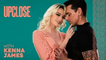 Up close naughty babe kenna james wants it rough doggystyle from ryan driller after throat fucked