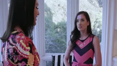 August ames and gia paige lesbian brunette lingerie face sitting scissoring sixty nine masturbation