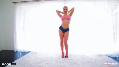 Slimthick vic is hungry for two cocks