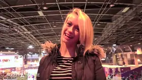 Alexia pretty young skinny blonde slut catched up at agricultural show gets screwed