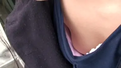 Asian philander tricked into a downblouse experience