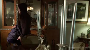 Crime pays bad girl cat burglar gets fantasy fucked first gangbang